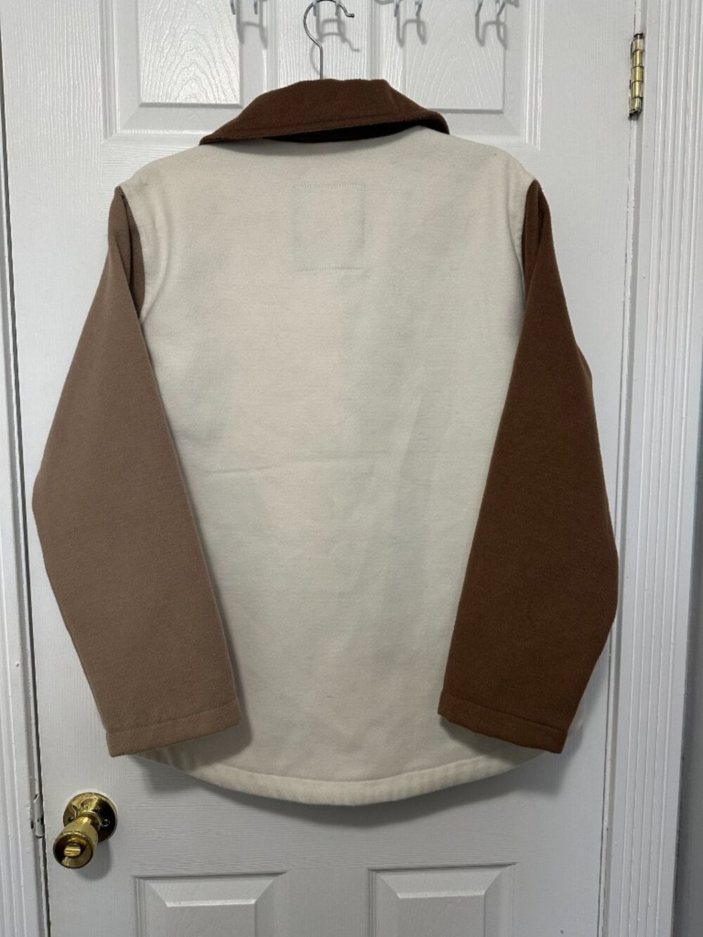 [SOLD] Hollister Brown Shacket - Long Wool Shirt Jacket Medium - Picture 10 of 10